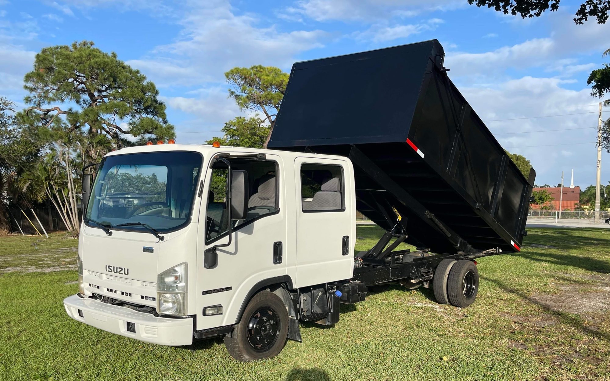 Dump truck used for construction debris removal in Coral Springs FL